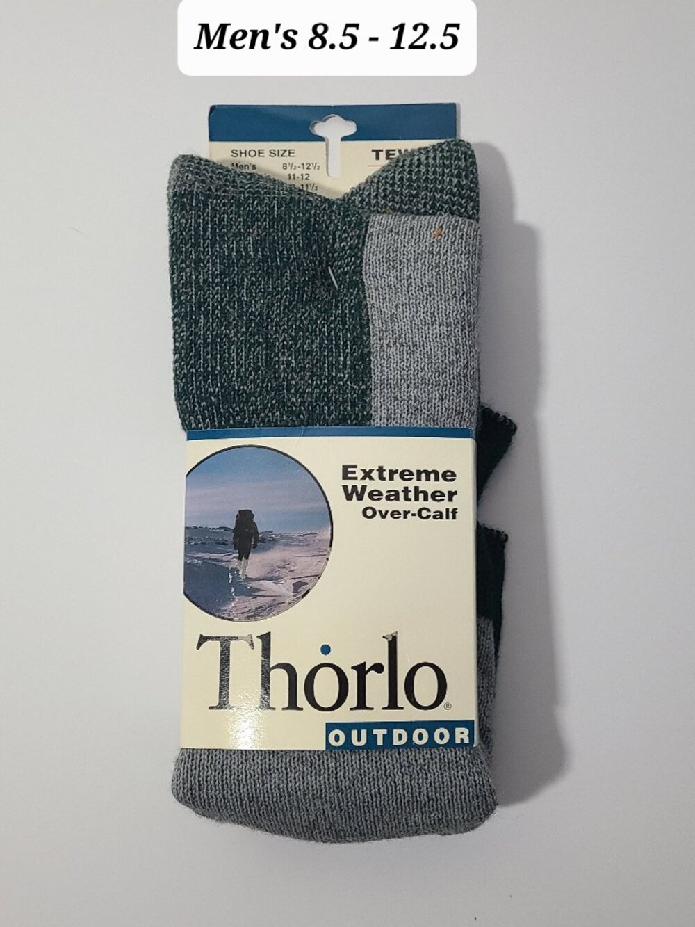 Vtg 90s Thorlo Outdoor Extreme Weather Over-Calf Men 8.5-12.5/W's 11-12 NOS USA